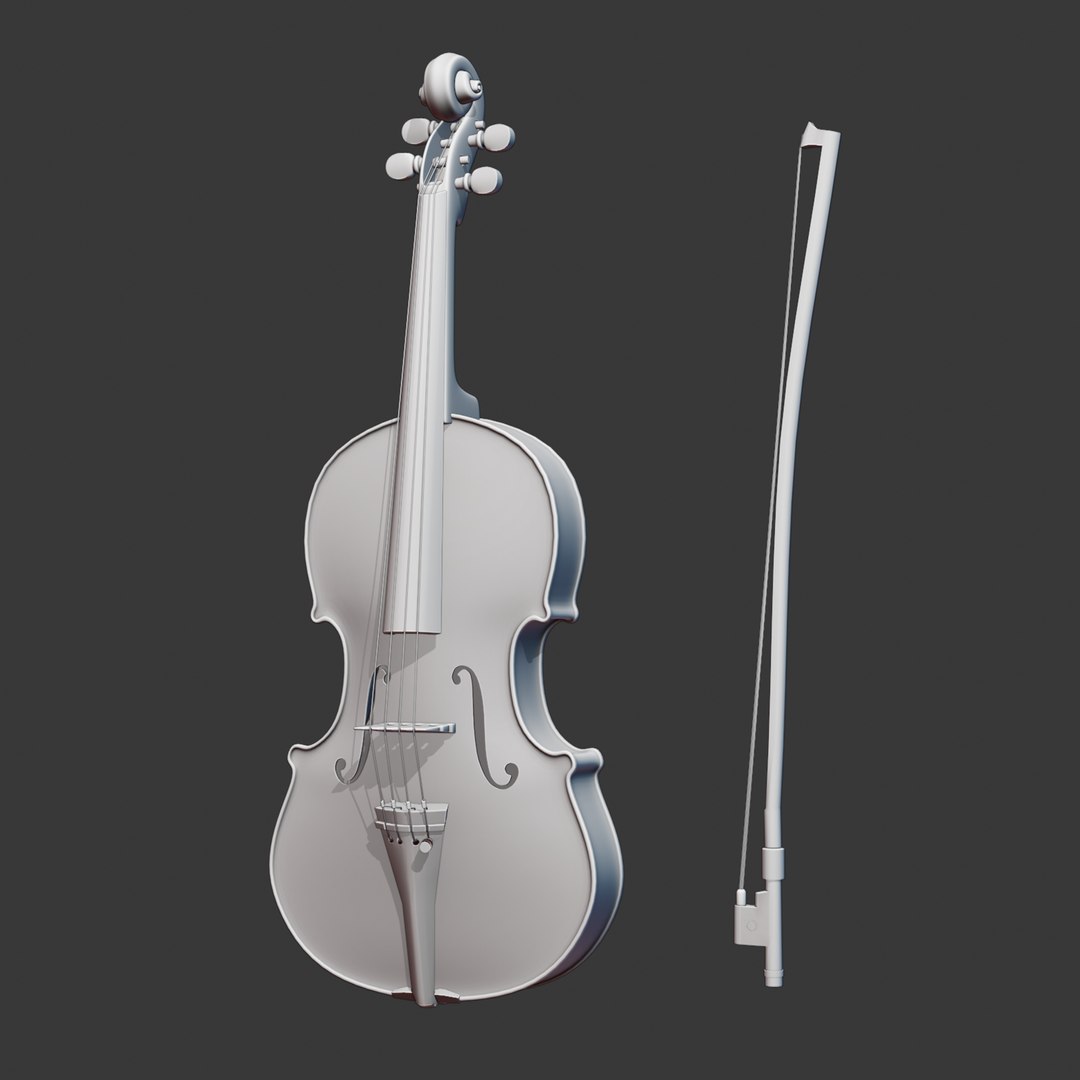 3d Model Classical Wooden Violin Turbosquid 1765889