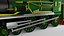 Stylized Train Locomotive Green 3D Model