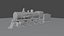 Stylized Train Locomotive Green 3D Model