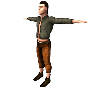 Low poly man