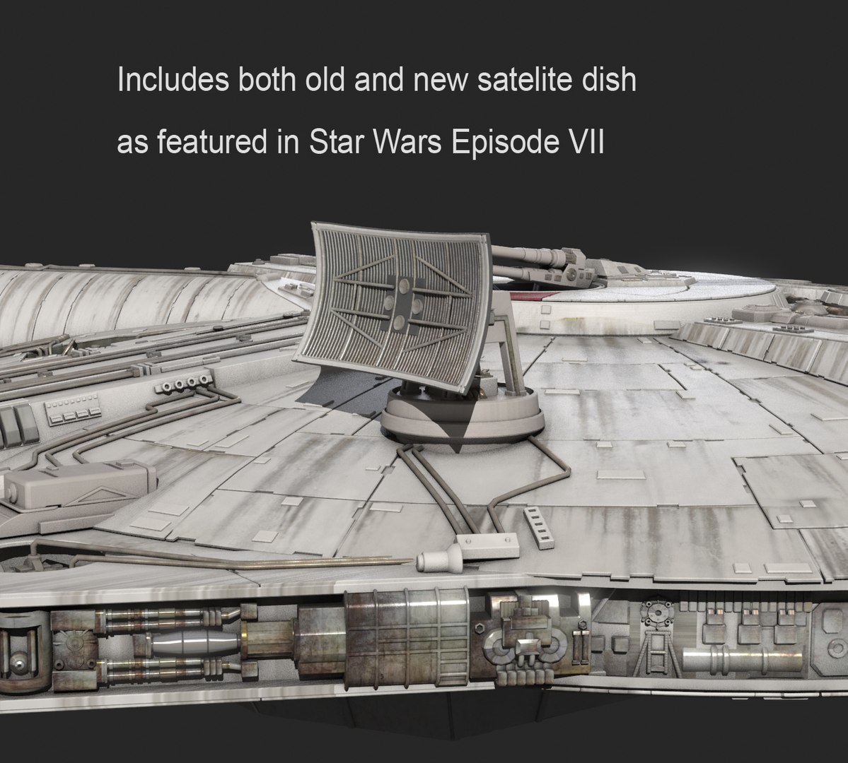 3d model millennium falcon star wars https://p.turbosquid.com/ts-thumb/Cg/hgBsiT/sPZnZszS/rendernewdish2/jpg/1427843110/1920x1080/fit_q87/551f48e0a6b4578a434fb81bb22bae724a4e4d63/rendernewdish2.jpg