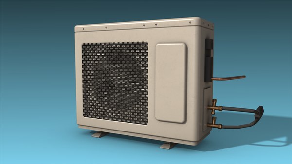 3D low-poly air conditioner