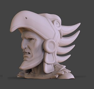 Eagle Aztec Bust