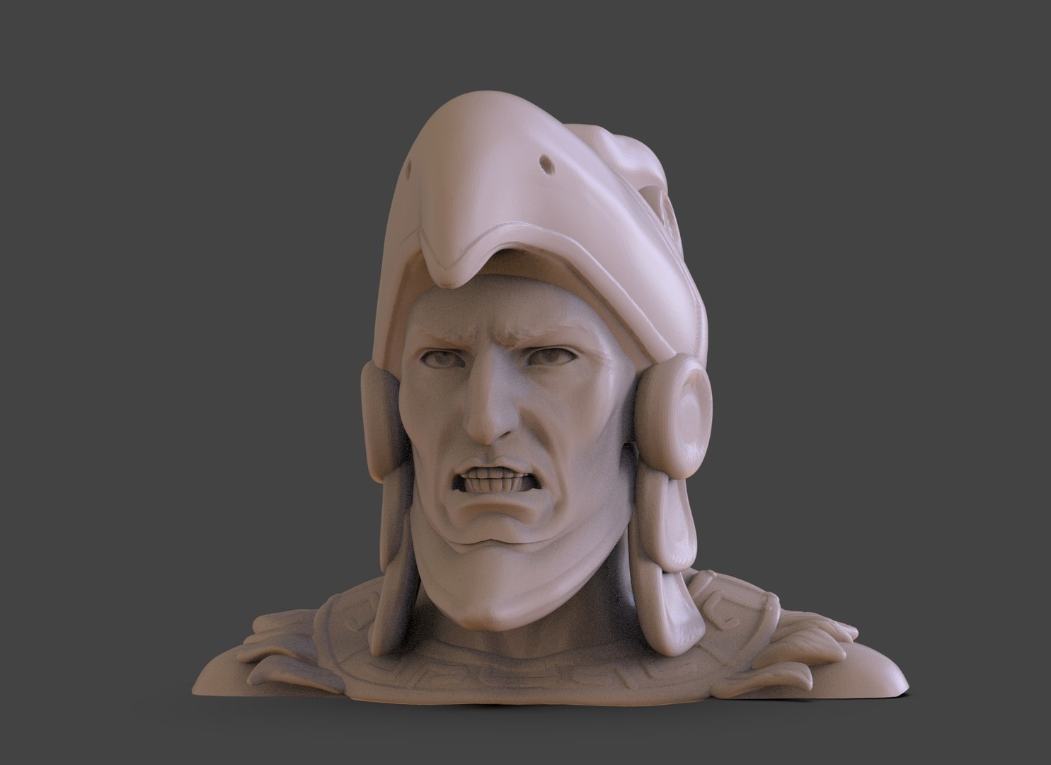 Eagle Aztec Bust 3D Model - TurboSquid 2218610