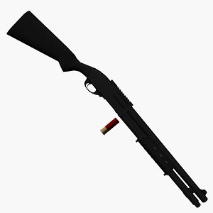870 shotgun 3d max