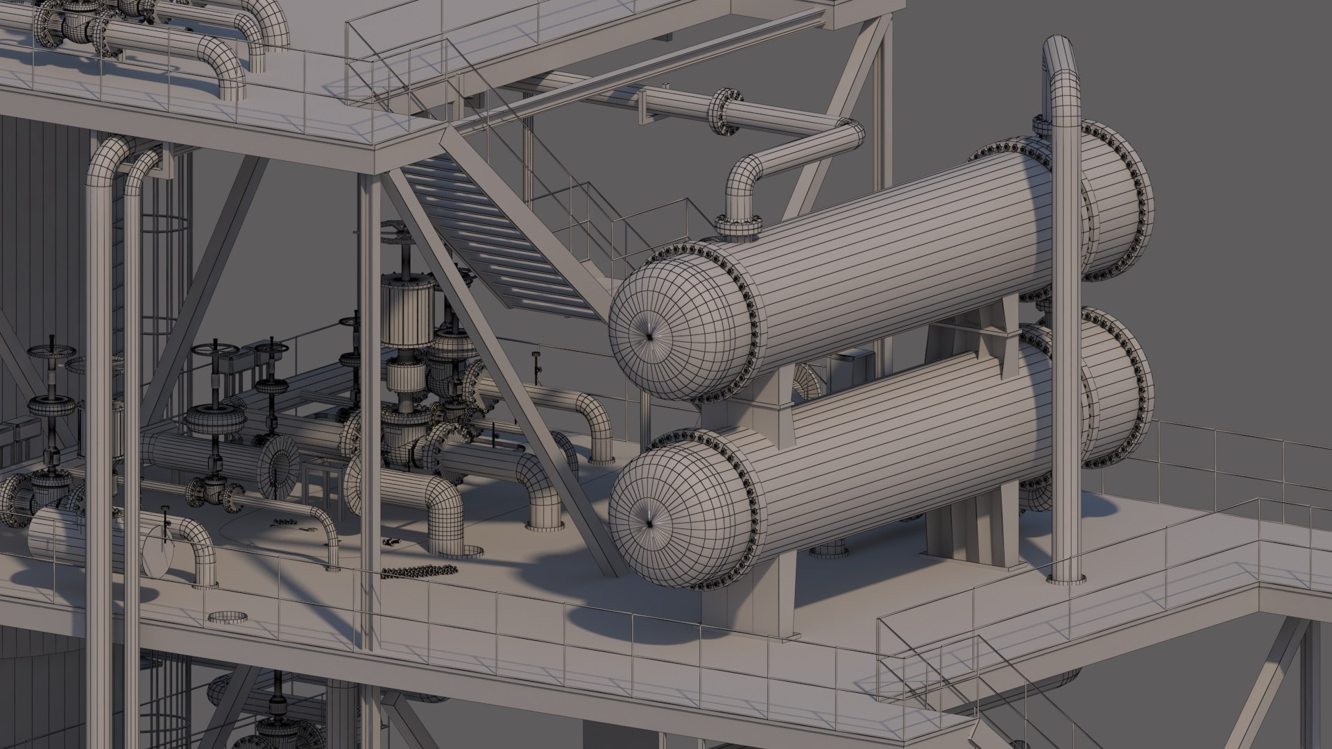 3D NGL Gas Sweetening  Dehydration Unit - Molecular Sieve Adsorber System https://p.turbosquid.com/ts-thumb/Cg/zS7Fxl/71/w1/jpg/1781620825/1920x1080/fit_q87/3ff4b3801a55733f525c01d33aeb717046c44ef9/w1.jpg