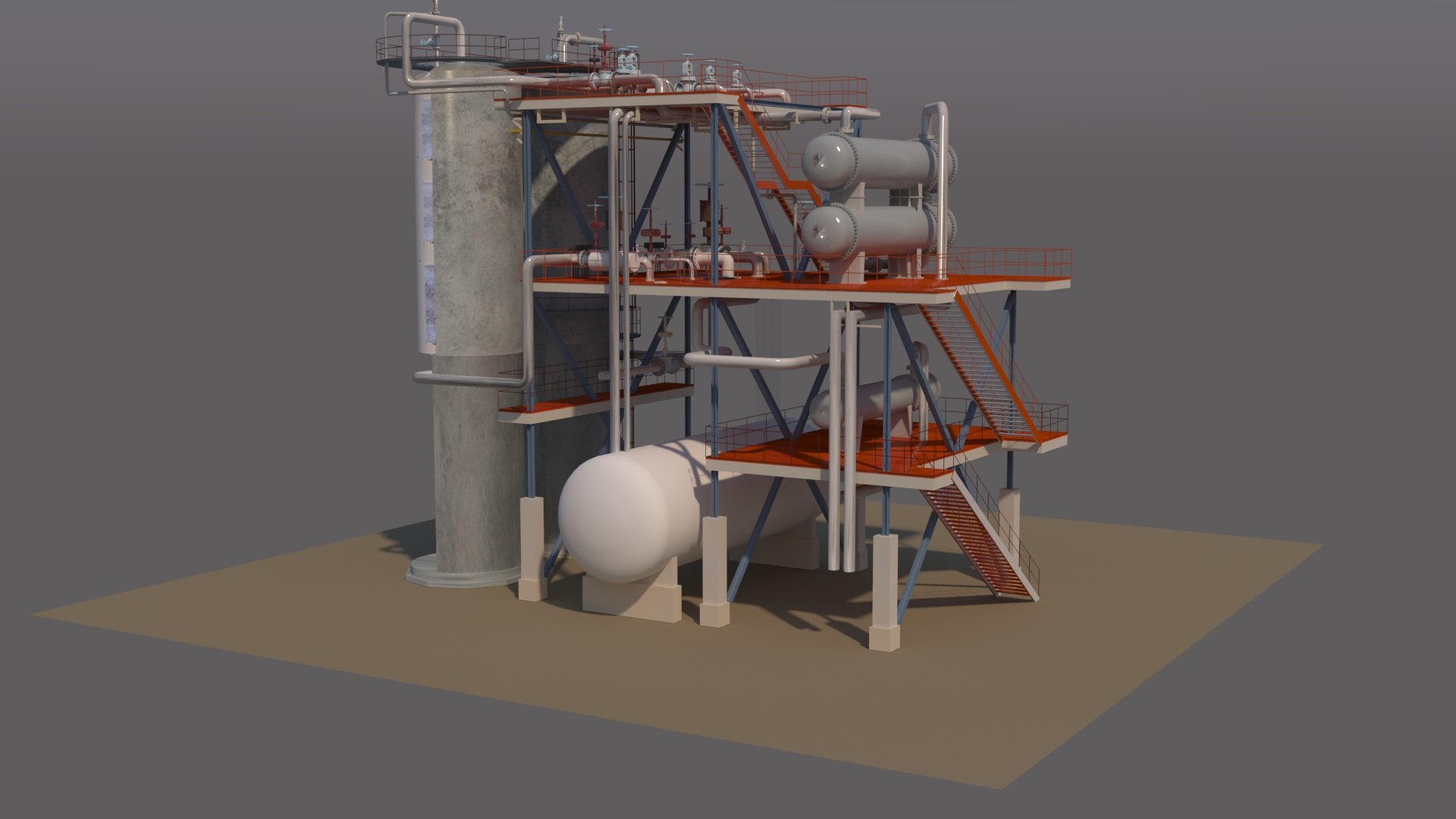 3D NGL Gas Sweetening  Dehydration Unit - Molecular Sieve Adsorber System https://p.turbosquid.com/ts-thumb/Cg/zS7Fxl/TP/1/jpg/1781620818/1920x1080/fit_q87/c543025ac47bb8d9b5e4d139c9148ea402feadf5/1.jpg