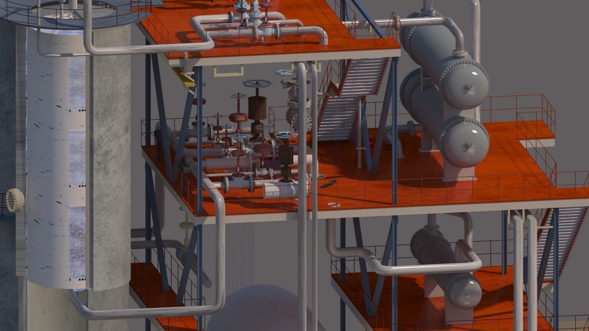 3D NGL Gas Sweetening  Dehydration Unit - Molecular Sieve Adsorber System https://p.turbosquid.com/ts-thumb/Cg/zS7Fxl/Yo/5/jpg/1781620821/1920x1080/fit_q87/1ffab25201b5a44bdb623ce8afe57f123a323027/5.jpg