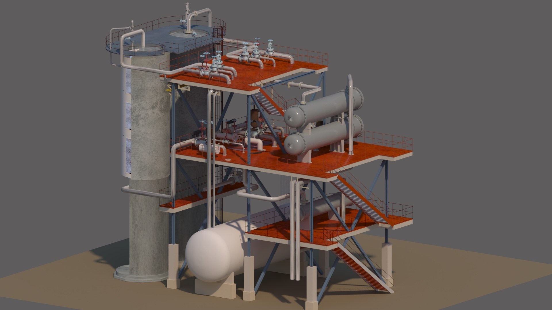 3D NGL Gas Sweetening  Dehydration Unit - Molecular Sieve Adsorber System https://p.turbosquid.com/ts-thumb/Cg/zS7Fxl/e8/6/jpg/1781620821/1920x1080/fit_q87/c94aac67b7a25659417ac26e8a01c491490738f1/6.jpg