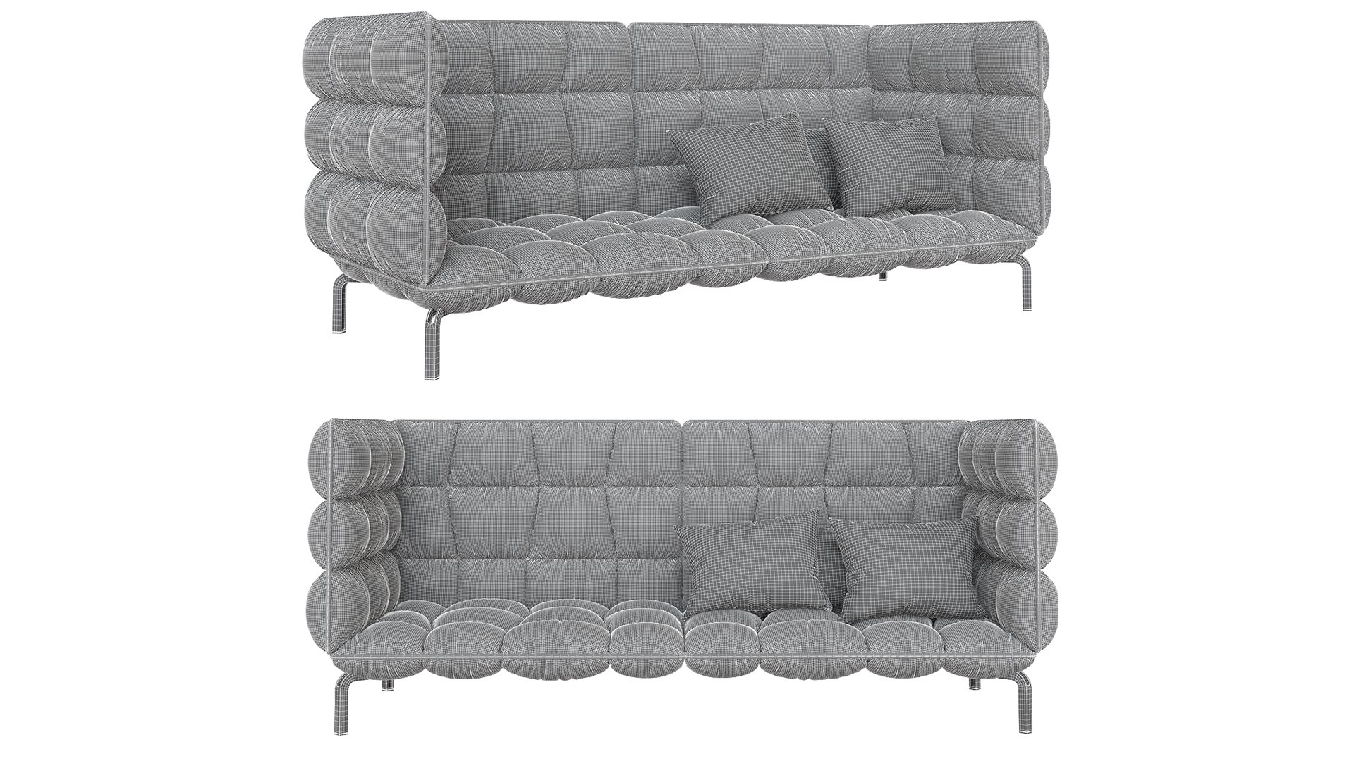 3D B B ITALIA HUSK SOFA - TurboSquid 1823323