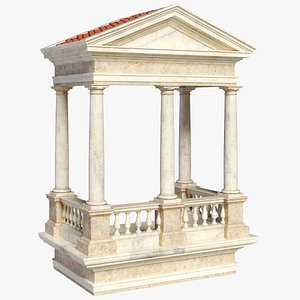 Classic Ionic Balcony