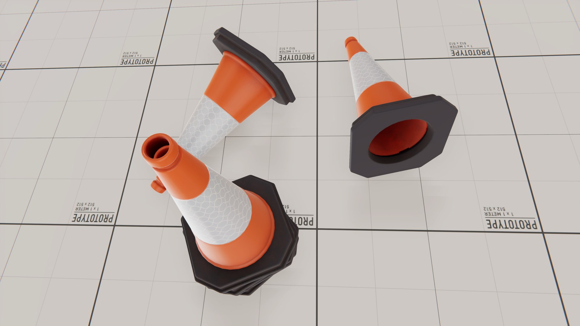 Traffic Cone 3D model - TurboSquid 2173426
