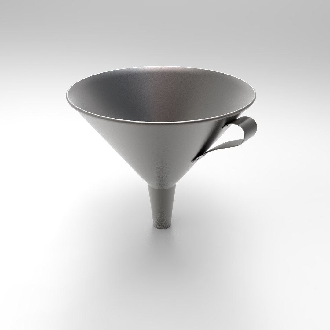 3d Model Funnel Handle