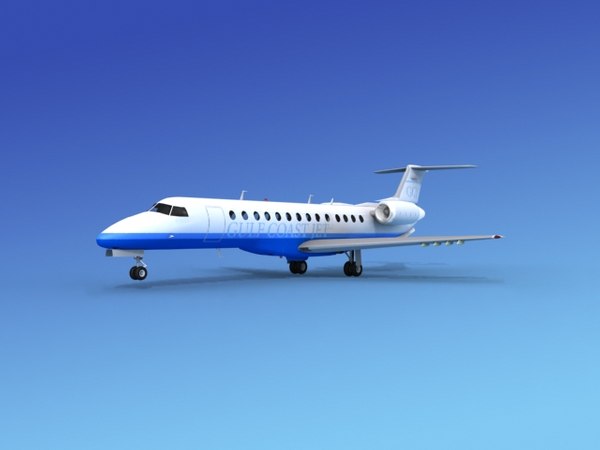 3d lwo embraer erj jets