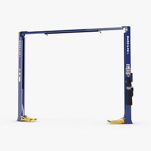 car lift post 3d model
