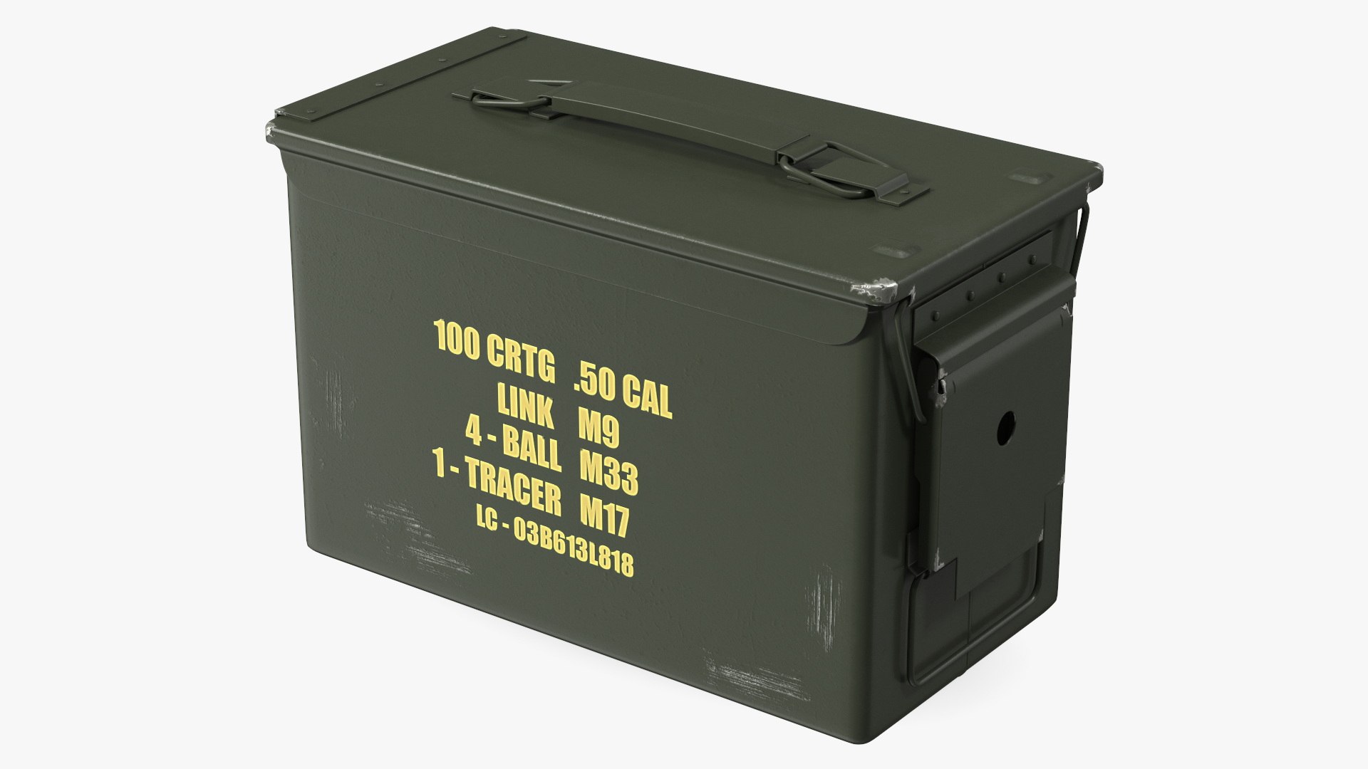 Metal Ammo Case Can 3D model preview