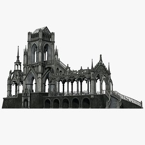 3D gothic pavilion 03 build