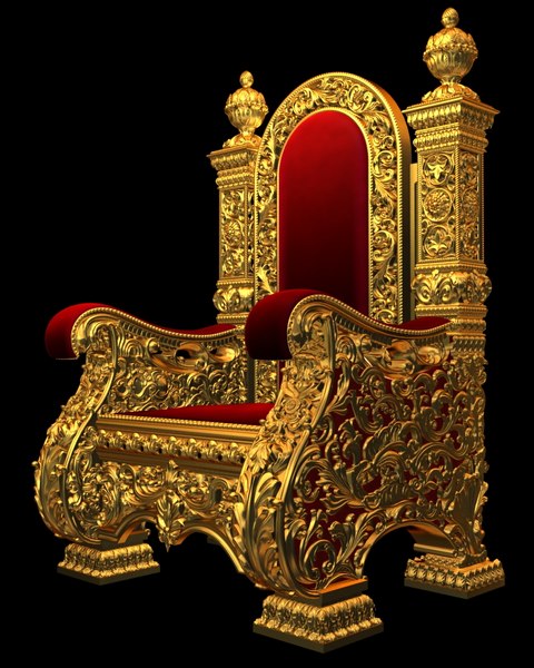 3d royal chair armchair