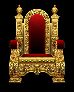 3d royal chair armchair