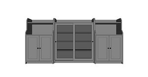 HAUGA storage combination 3D model