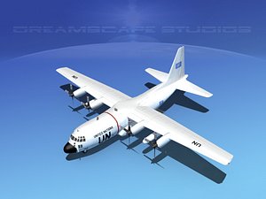 cargo lockheed c-130 hercules air 3d 3ds