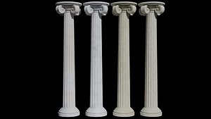 3D model Roman Pillar Model
