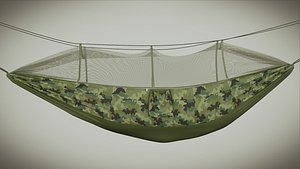 3D hiking hammock model