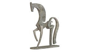 abstract sculpture 3D model