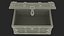 3D Treasure Chest Open Empty model