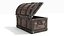 3D Treasure Chest Open Empty model