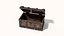 3D Treasure Chest Open Empty model