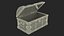 3D Treasure Chest Open Empty model