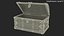 3D Treasure Chest Open Empty model