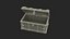 3D Treasure Chest Open Empty model