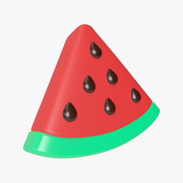modelo 3d Cartoon Watermelon - TurboSquid 1960857