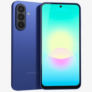 3D Samsung Galaxy A27 5G Blue model