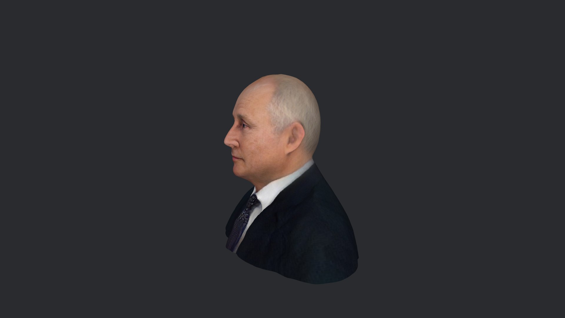 3D Model Vladimir Putin- Realistic Bust Head Ready 3d Model ...