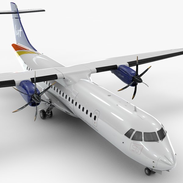 3D model ATR 72 LIAT L1884 - TurboSquid 2001946