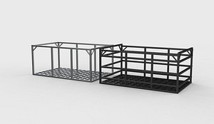 truck box 3D model 3D model