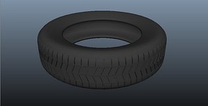 car tyre 3d obj