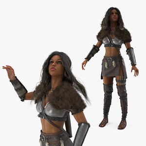 Fantasy Woman Warrior Rigged