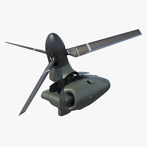 Tiltrotor Engine Rigged