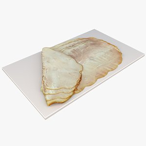 sliced ham 3D