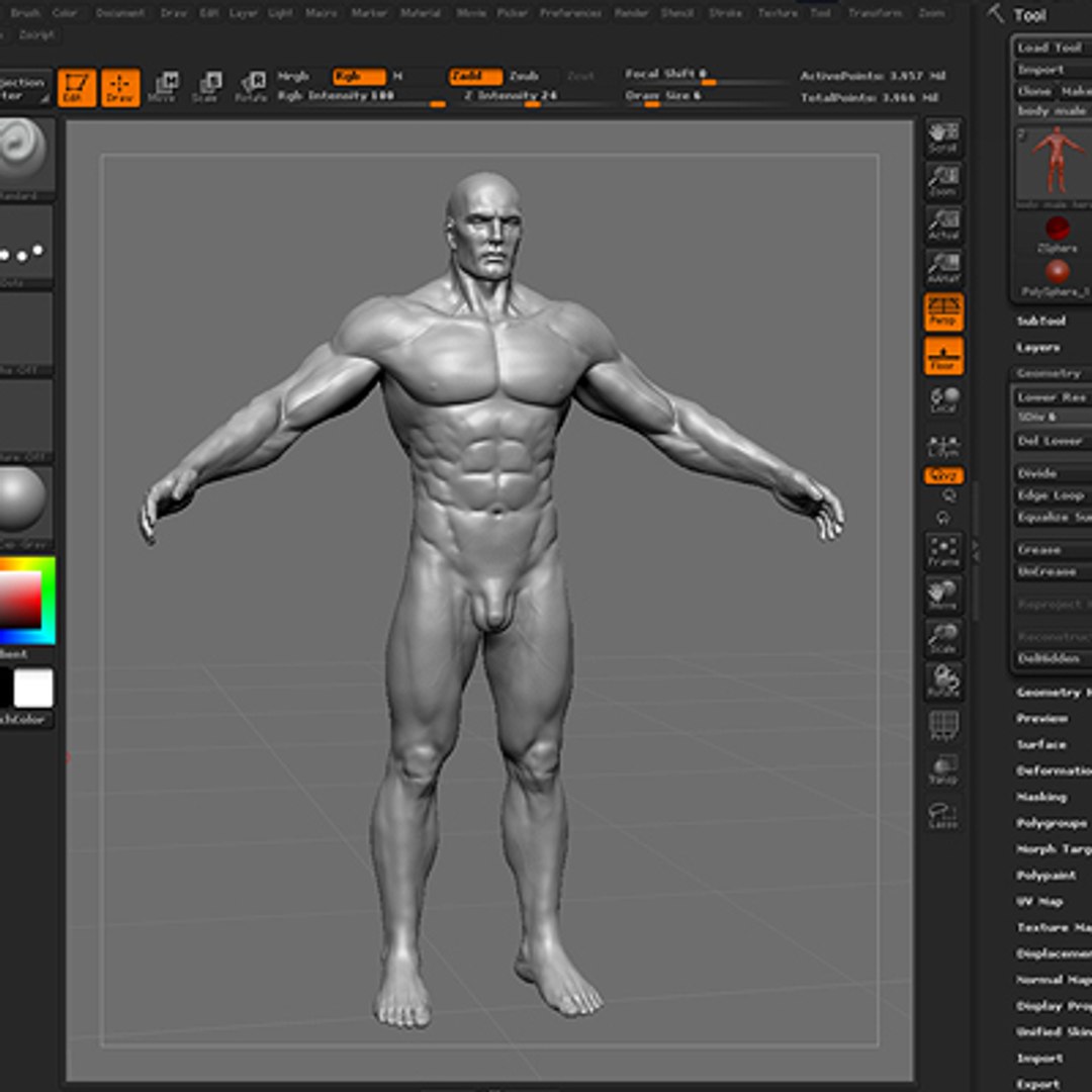 Male Heroic Character Hero 3d Model