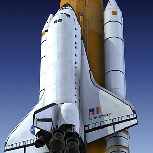 space shuttle discovery 3d model
