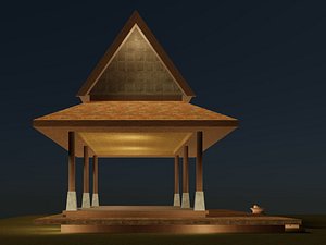 Thai pavilion 25-72 3D model