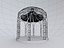 Steel Garden Gazebo With Greenery