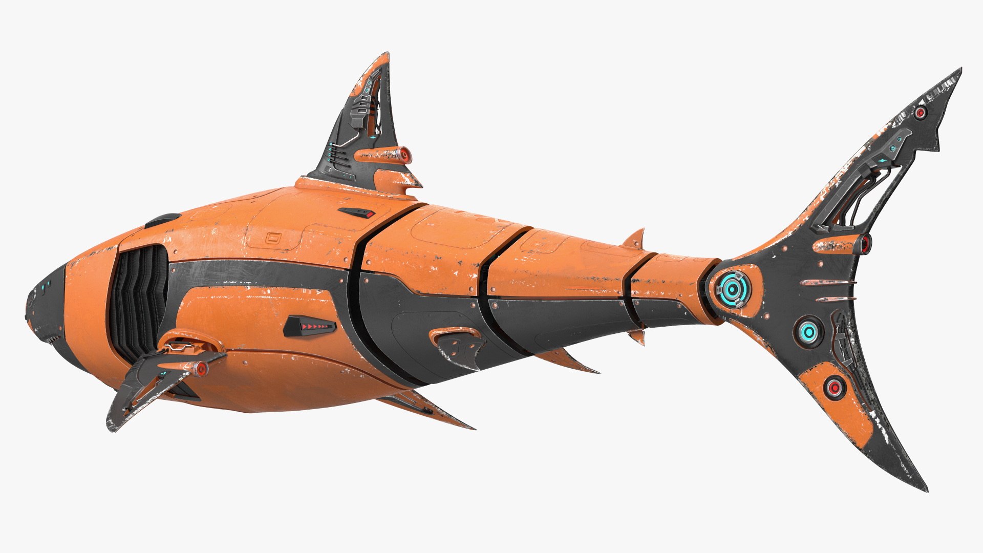 Shark Robot Orange model https://p.turbosquid.com/ts-thumb/Ci/aDYOqh/1U/sharkrobotorangec4dmodel014/jpg/1712517779/1920x1080/fit_q87/415884eac04c4fe44134b023e96d71f1172624fe/sharkrobotorangec4dmodel014.jpg
