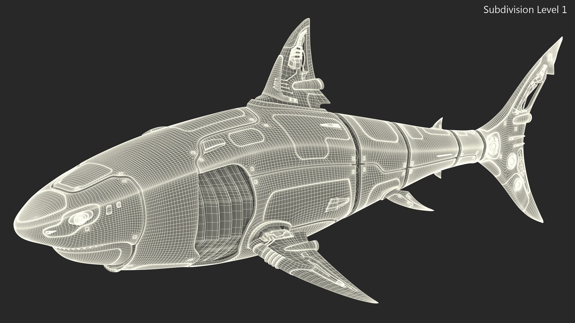 Shark Robot Orange model https://p.turbosquid.com/ts-thumb/Ci/aDYOqh/cV/sharkrobotorangec4dmodel028/jpg/1712517847/1920x1080/fit_q87/42d51d67d28724589f7f4e5ca17507b810323999/sharkrobotorangec4dmodel028.jpg