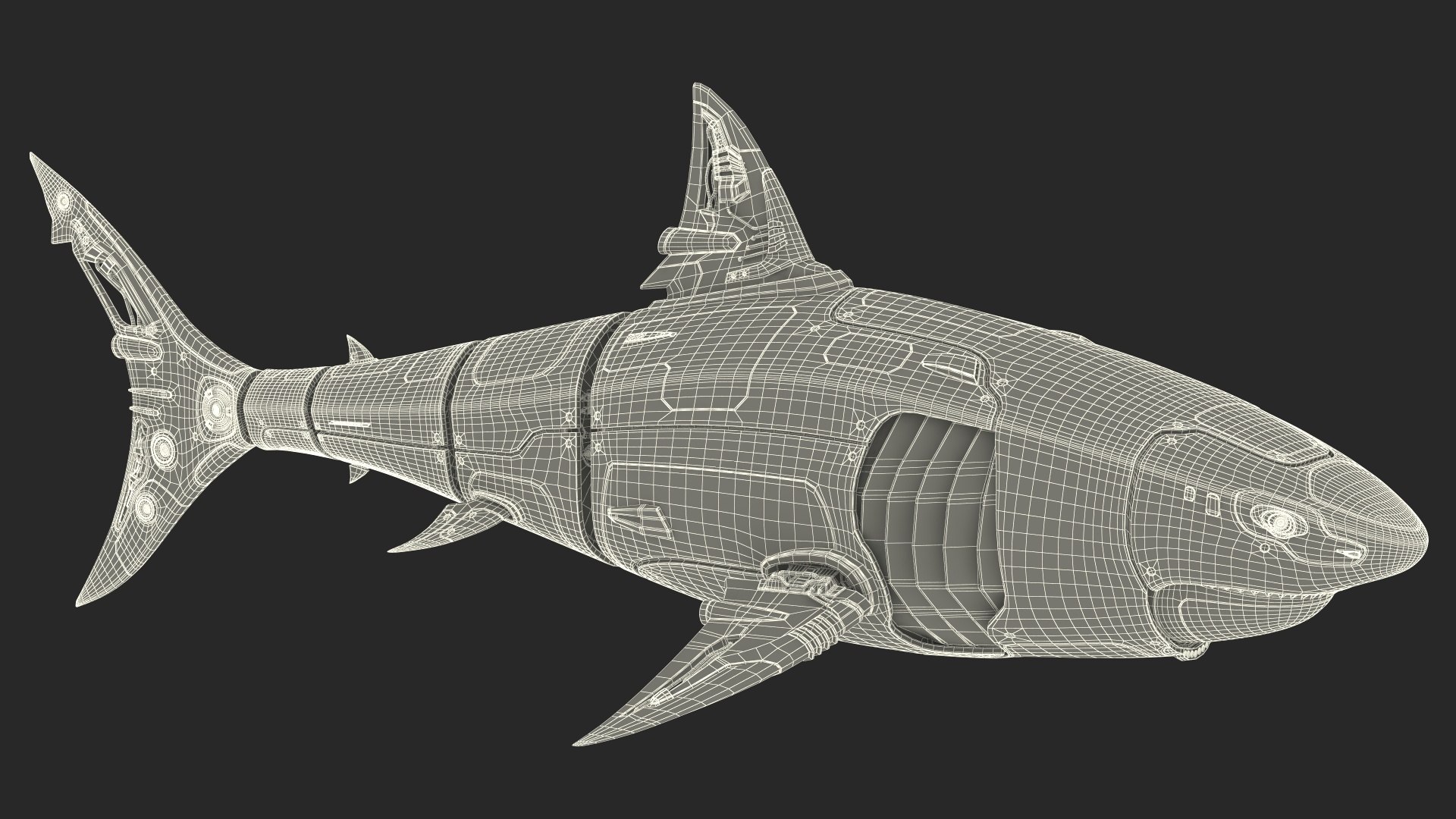Shark Robot Orange model https://p.turbosquid.com/ts-thumb/Ci/aDYOqh/fN/sharkrobotorangec4dmodel036/jpg/1712517885/1920x1080/fit_q87/d430ea16a3f041de0e517e0d6248eff98096cd0d/sharkrobotorangec4dmodel036.jpg